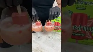 Strawberry Popsicle Mimosa   #cocktail