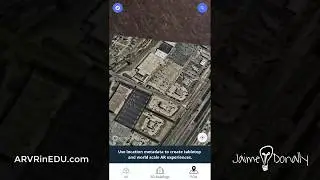 3D AR Maps by Mapbox #ARVRinEDU