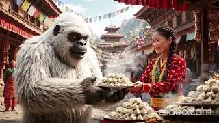 Nepali Yeti funny video. AI generation