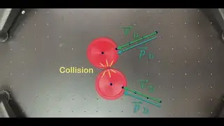 Conservation of Momentum on an Air Hockey Table