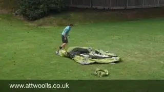 Vango AirHub Hex Pitching & Packing Video (Real Time)
