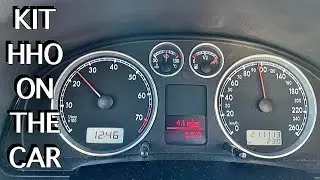 Water Car. HHO Generator Installed on VW Passat. Making Fuel from Water