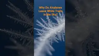 Why Do Airplanes Leave White Trails in the Sky? ✈️ The Science Explained!
