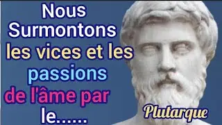 Biographie et imbattables C&eacute;l&egrave;bres citations de Plutarque.