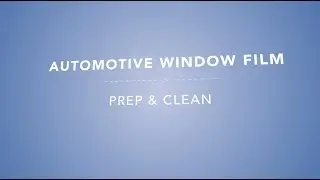 Prep & Clean Outside & Inside Door Window