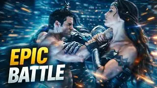 Bad superman vs justice league | Full fighting scene | justice league movie clip 