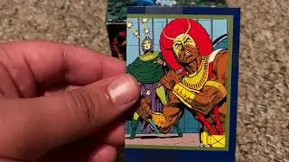1992 1993 Skybox DC Cosmic Teams Card Unboxing Comics Superman Green Lantern Hologram 4of6 insert
