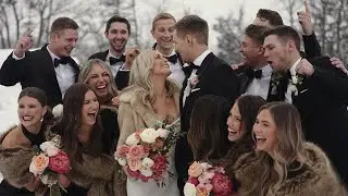 Highschool Sweethearts' Winter Wedding - Madeline + Kevin's Highlight Film by Alma Films Minnesota