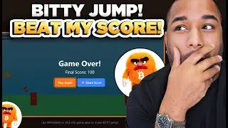 🔥 BITTY JUMP! Beat My Score, Win $100K! (HAHA JOKE! 😇)
