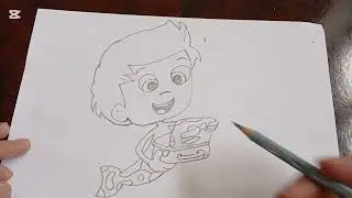 Bubble guppies cartoon characters//  color the picture.Don't forget to subscribe, thank you.