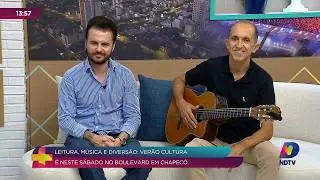 Chapec&oacute; promove Ver&atilde;o Cultura com leitura e m&uacute;sica no Cal&ccedil;ad&atilde;o Boulevard