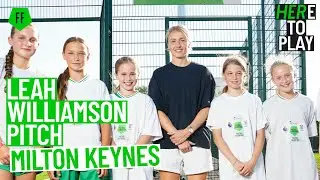 The Leah Williamson Pitch | England Lionesses Captain Returns Home to Unveil Pitch