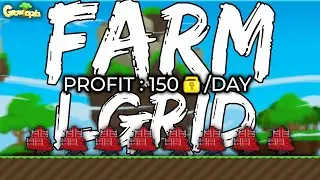 INSANE PROFIT- Rich by Farming Laser Grid 150 WLS/DAY | GROWTOPIA