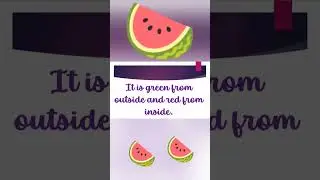 About Watermelon 🍉/10 Lines on Watermelon/Short essay on Watermelon/Few lines on Watermelon