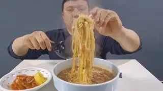 한파에#신라면#먹방