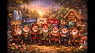 Les Septs Nains vous souhaitent un Joyeux Anniversaire ♪♫♪