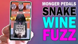 Потрясающий новый фузз в стиле Muff! Педали Monger Snake Wine Fuzz