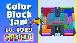 Color Block Jam Level 1028 (1029) | Every Puzzle Solved! 🎯