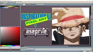 Luffy - Pixel Art in Aseprite