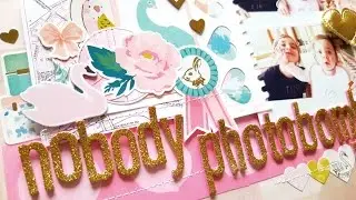 Scrapbooking Process- Hip Kit Club Feb 2017 Kits- Maggie Holmes Chasing Dreams