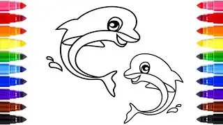 Adorable Dolphin Coloring Pages &ndash; Perfect for Kids Who Love Sea Animals!