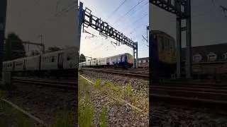 Northern Rail Class 319 flying along the tracks #railway #train #trainspotting #shortsfeed #shorts