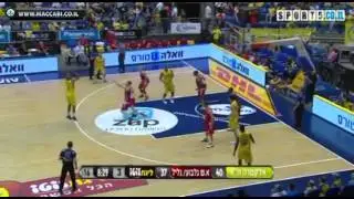Lotto League 2011/2012, Game 24: Maccabi Tel Aviv - Hapoel Gilboa/Galil 91:77