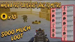 When A Pro Metro Royale Player Returns | Soo Many Level 6 Gear From ONE Game | PUBG MOBILE