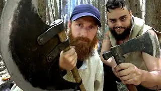 Eating Beaver Tail! | Fire Arrow, Bearded Axe & Sword! | Catch, Pillage & Cook!