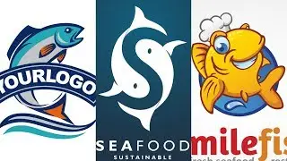 Shutterstock Without Water Mark Fish Vector Logo | Msk Art |