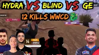 HYDRA VS TEAM BLIND VS GLOBAL ESPORTS| 🐉 DOMINATION 12 kills WWCD