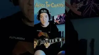 ALICE IN CHAINS - MAN IN THE BOX - Guitar Solo (#jerrycantrell) Hotone SoulPress II CryBaby #shorts