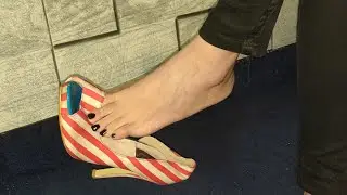 Dangling colourful heels | How my nails look? | Custom video you 