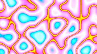 🎬 4K Screensaver &ndash; Pastel Neon Abstract Fluid in Pink, Blue and Yellow (No Audio)