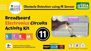 Obstacle Detection using IR Sensor | Easy Breadboard Project for Beginners!
