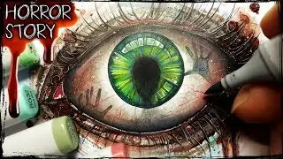 Trapped in a Coma! Sad & Scary Creepypasta + Drawing (Horror Story)