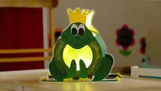 Der Froschkönig als Laterne? 🐸 Na klar! Bastelspaß für Kinder