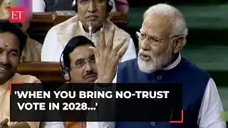 PM Modi's jibe at Oppn: 'When you bring no-trust motion in 2028, India will be among world's top...'