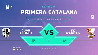 JUVENTUS LLORET VS CF PARETS || 1A CATALANA J.22 G.1