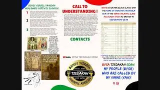 # 10 | BYSA TZEDAKAH EDAH FLYERS: MY PEOPLE (BYSA) WHO ARE CALLED BY MY NAME (YAH)!