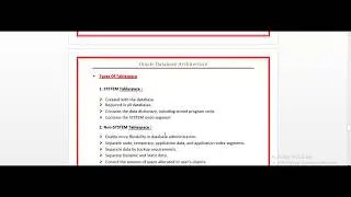 Oracle Archi  Part 2 Of 3