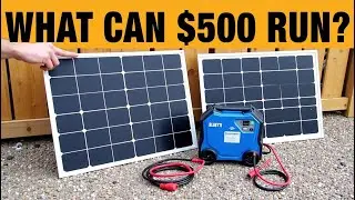 Unboxing & Testing $500 Solar Generator vs  $250 Setup!