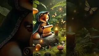 🌟 The Fox&rsquo;s Scroll of Secrets 🌟 @InspirationSunrise #shorts #babyanimals #dailyinspiration