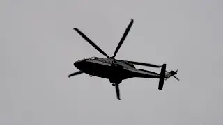 King returns to Buckingham Palace in helicopter