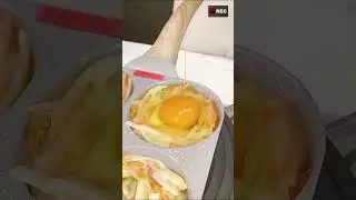 Four-Cup Fried Egg Pan Flat Bottomed Pot Rustless Non-stick Divided Egg Skillet Mai Fan  Easy Clean