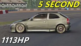 CAR PARKING MULTIPLAYER 2 - HONDA CIVIC EK9 1113HP DRAG RACE GAMEPLAY