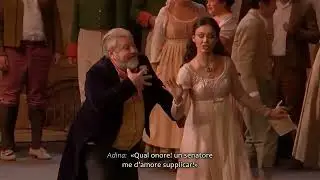 Aida Garifullina and Paolo Rumetz in Donizetti's The Elixir of Love. Vienna State Opera
