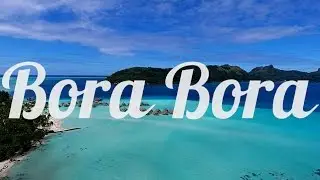 Bora Bora, French Polynesia, Aerial Drone Video