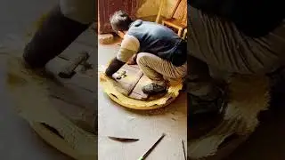 Satisfying Bamboo Weaving Art! #shorts