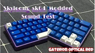 Skyloong sk64- Gateron Optical Red Switches